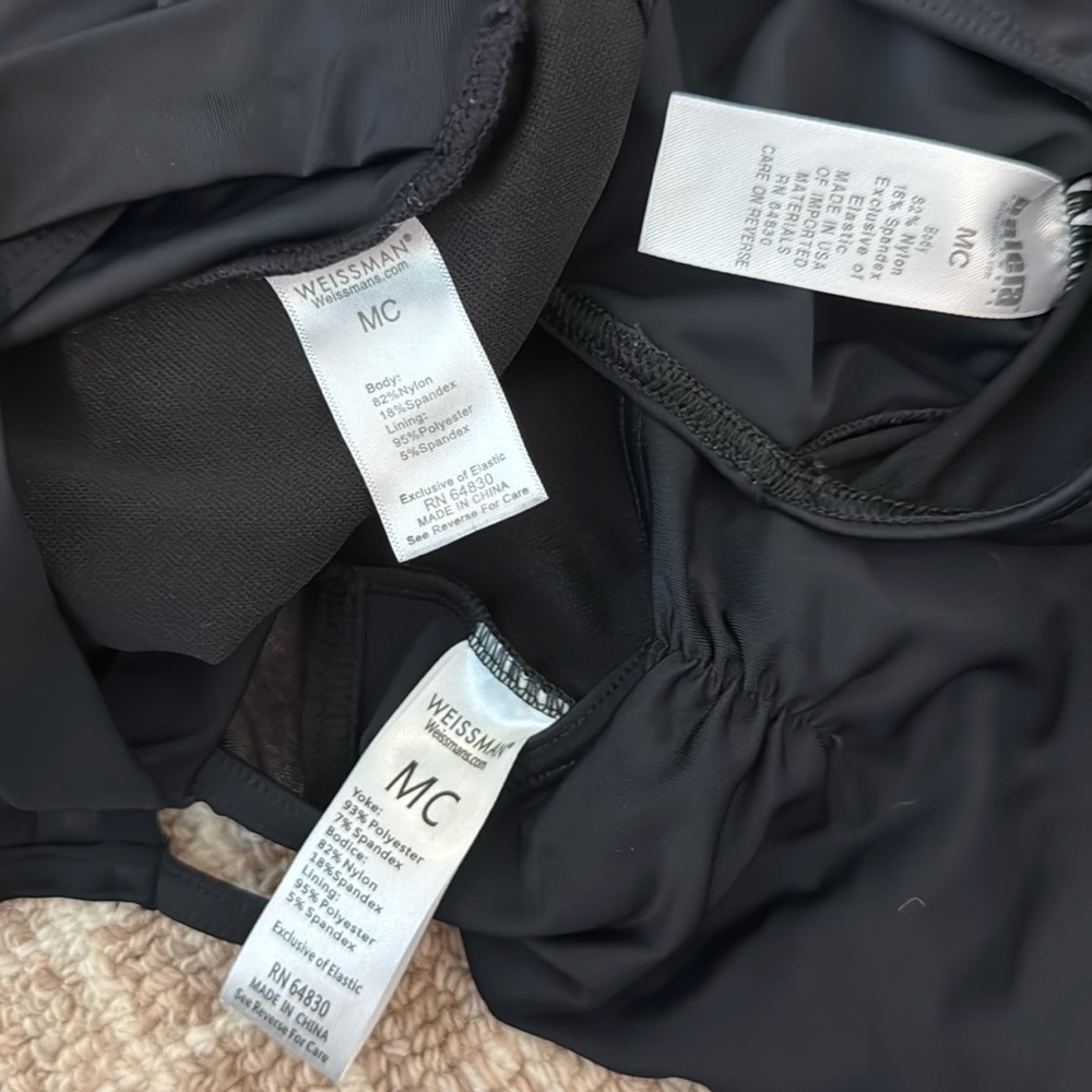 Set of three black leotards - Picture 3 of 3